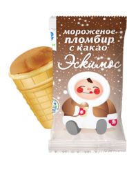 Мороженое "Эскимос" с какао "Вiцебскае малако"