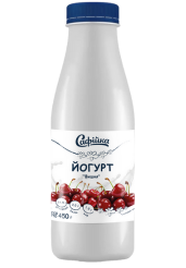 Йогурт с фруктовым наполнителем "Фруктовый бриз" со вкусом вишни