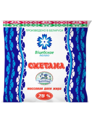 Сметана 25% "Вiцебскае малако"