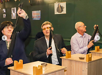 Руководители предприятий Полоцкого района приняли участие в соревнованиях по стрельбе