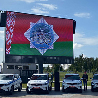 Участие в церемонии открытия XXIV Республиканского смотра-конкурса профессионального мастерства сотрудников  дорожно-патрульной службы