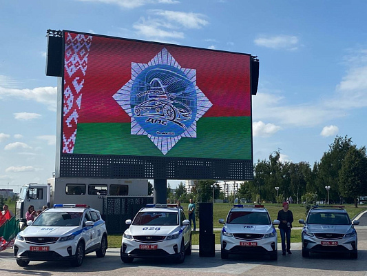 Участие в церемонии открытия XXIV Республиканского смотра-конкурса профессионального мастерства сотрудников  дорожно-патрульной службы