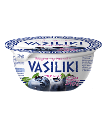 Йогурт  "Греческий" "Черника"
