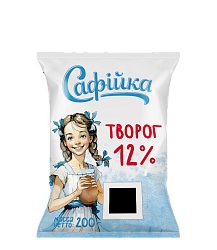 Творог "Сафiйка" 12%