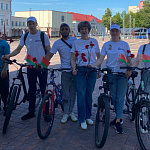  Коллектив ОАО "Полоцкого молочного комбината" принял участие в РЕСПУБЛИКАНСКОМ ВЕЛОПРОБЕГЕ.